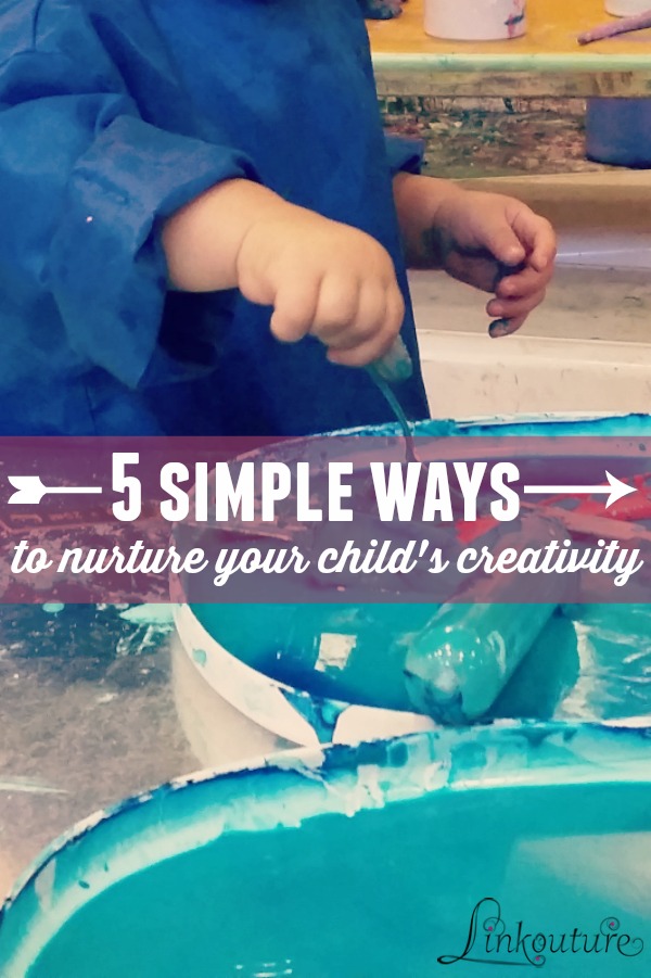 Creativity is so much more than diy projects or crafts. As a parent, you can help nurture your chlild's creativity with these five tips that are incredibly easy to implement. 
