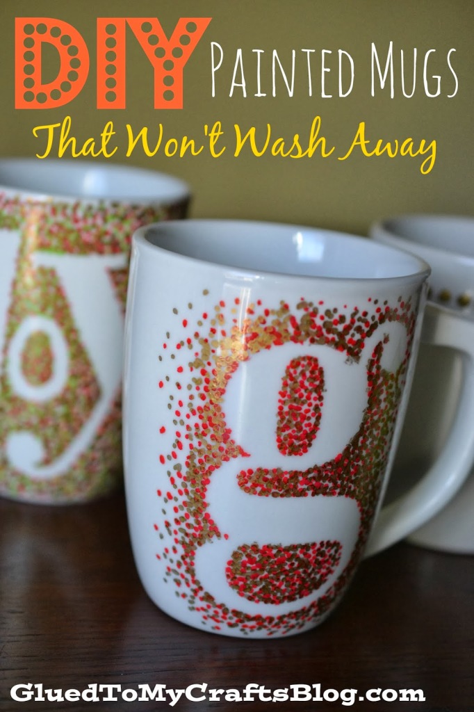 How do make your own DIY mugs that won't wash away | www.gluedtomycraftsblog.com