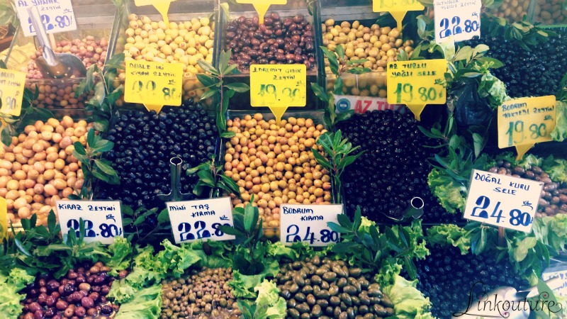 Olives in Asian side of Istanbul, Turkey