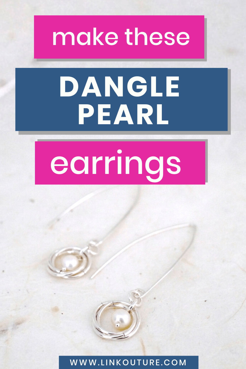 Easy DIY bold dangle earrings for classy ladies